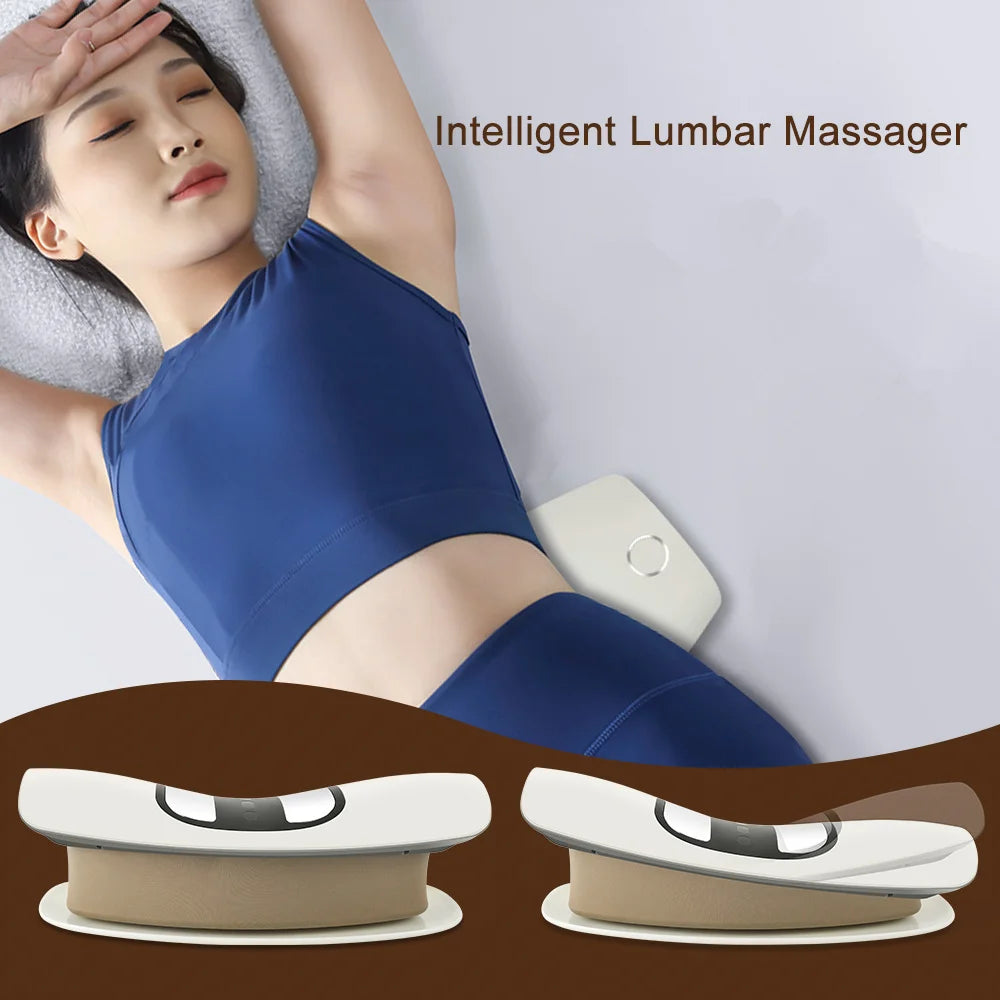 Appareil de traction lombaire électrique – coussin gonflable avec vibration et chaleur