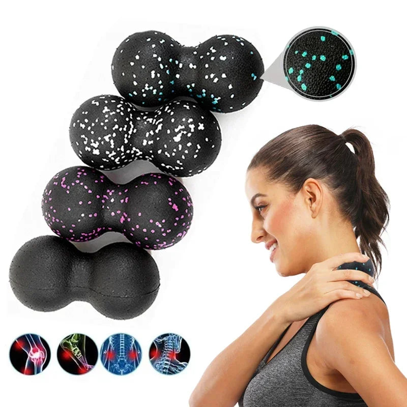 Boule de Massage Double en EPP – Soulagez vos tensions musculaires naturellement
