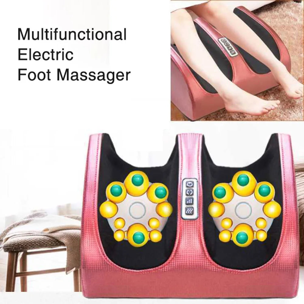 Massageur de pieds électrique chauffant – Shiatsu avec compression et rouleaux