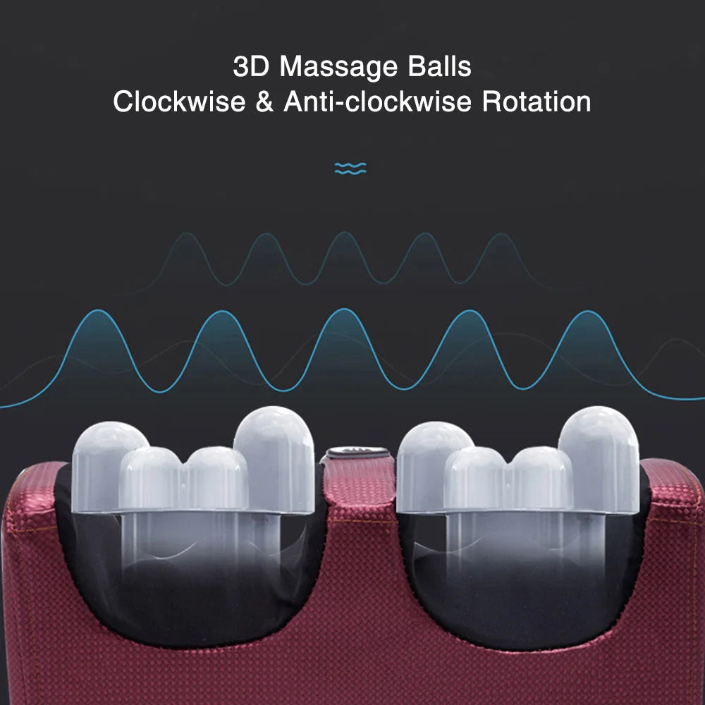 Massageur de pieds électrique chauffant – Shiatsu avec compression et rouleaux
